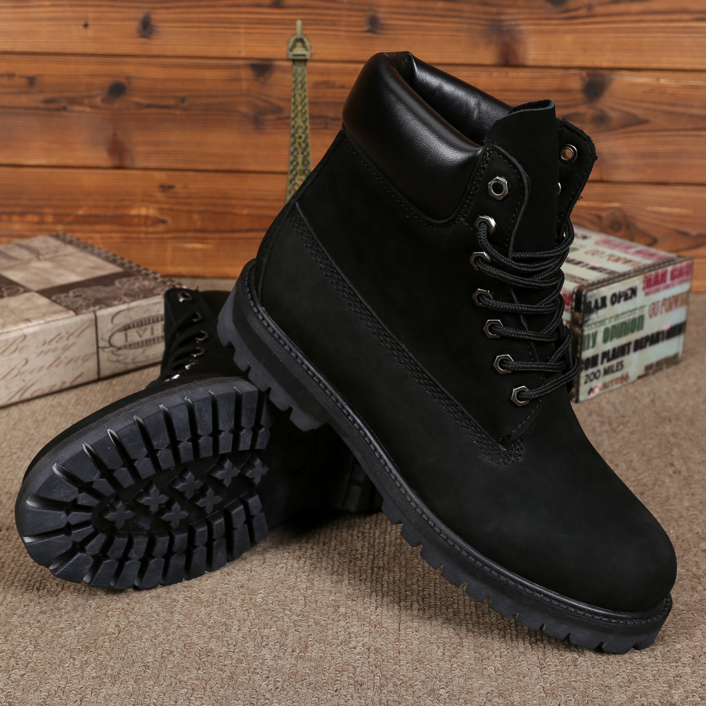 Men's Fashionable Warm High-top Boots - - Men's Boots - Carvan Mart