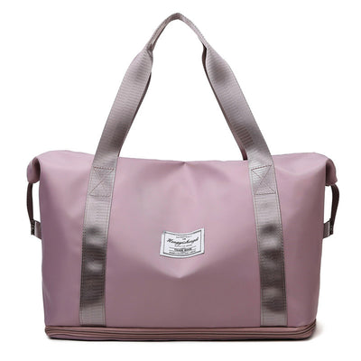 Large Capacity Gym Shoulder Bag - Fitness Travel Handbag for Workouts - Cherry blossom pink - Shoulder Bags - Carvan Mart