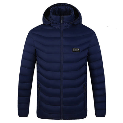 Winter Heated  Plus Size Jacket Electric Heated Clothing - Carvan Mart