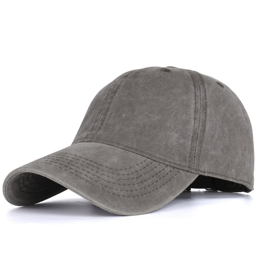 Washed Baseball Caps For Men And Women Outdoor Distressed Sun Hats Simple Caps - Carvan Mart