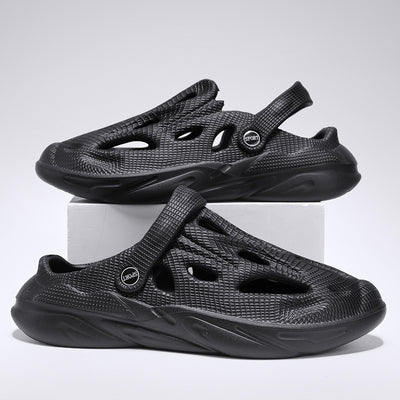 Men's Breathable Shoes Outer Wear Hollow - Carvan Mart