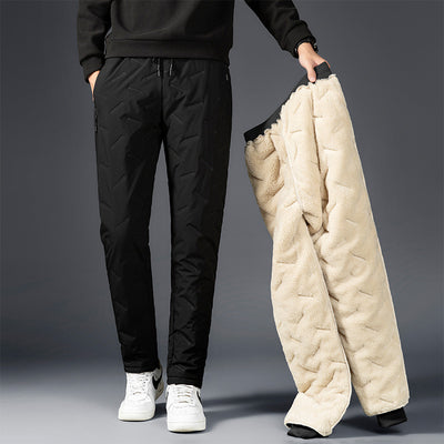 Men's Padded Cotton Trousers with Cashmere - Warm and Stylish Winter Pants - Carvan Mart