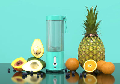 Small Juicing Cup Mini Fruit Juicer Electric Blender - A8 Blue USB - Compact Blenders - Carvan Mart