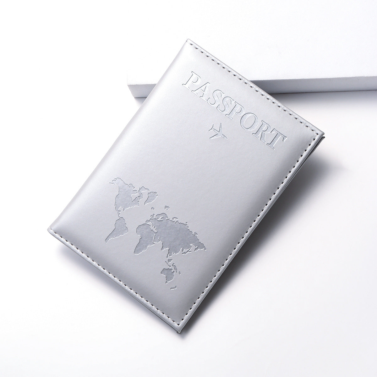 Travel Document Package Passport Cover - Silver Gray - Women's Wallet - Carvan Mart