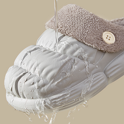 Removable Fluffy Shoes Warm Fuzzy Slippers Waterproof Shoes - Carvan Mart Ltd