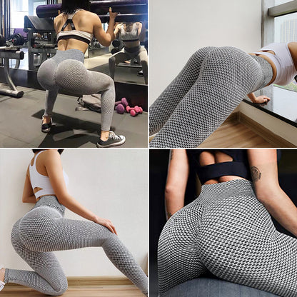 TIK Tok Leggings Women Butt Lifting Workout Tights Plus Size Sports High Waist Yoga Pants - Carvan Mart Ltd