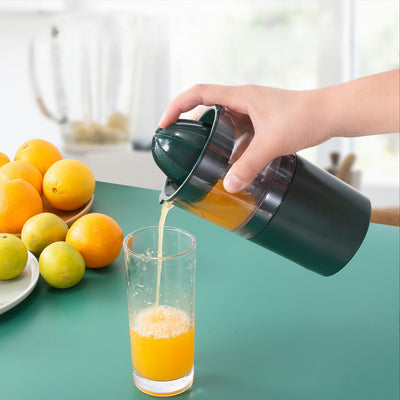 Portable Blender Electric Orange Press Mini Fruit Juicer Manual Juicer Cup Wireless Portable Juicer Bucket Juicer Kitchen Gadgets - - Compact Blenders - Carvan Mart