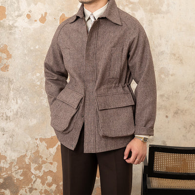 Stylish Warm Men's Lapel Coat - Carvan Mart