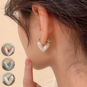 Ins Heart Love Earrings For Women Fashion Accessories Jewelry - - Earrings - Carvan Mart