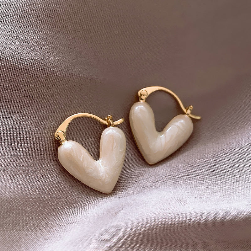 Ins Heart Love Earrings For Women Fashion Accessories Jewelry - Carvan Mart