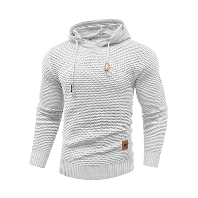 Men's Outdoor Sports Hoodies Solid Color Casual Hoodies - Carvan Mart