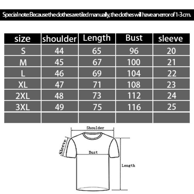 Men's 3D Digital Printing Casual Round Neck Short Sleeves - Carvan Mart Ltd