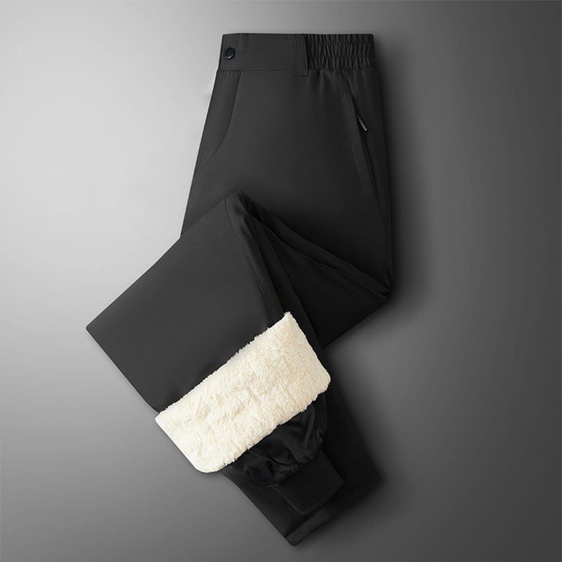 Warm Velvet Lamb Pants - Men's Thickened Casual Sports Trousers - Carvan Mart