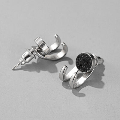 925 Earrings Men's Trend Personality Men - - Men's Jewelry - Carvan Mart