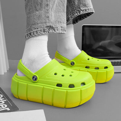 Women's Bath Hole Crocs Platform Clogs - Carvan Mart