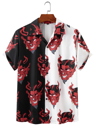 Men's Clothing Demon Print Tshirt Winning Products - Black - Men's Shirts - Carvan Mart