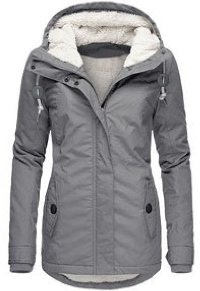 Mid-Length Hooded Cotton-Padded Jacket Women's Loose Coat - Carvan Mart Ltd