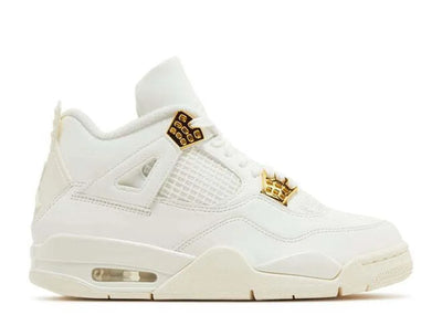 Nike Air Jordan 4 Retro Women's Shoes - Metallic Gold - - Nike