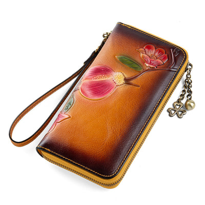 Women's Wallet Genuine Leather Casual Long First Layer - Carvan Mart