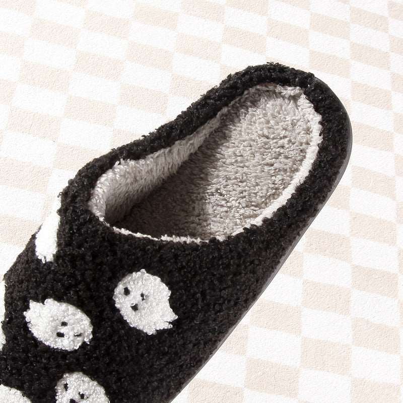 Comfortable Home Ghost Warm Winter Cotton Slippers - Carvan Mart