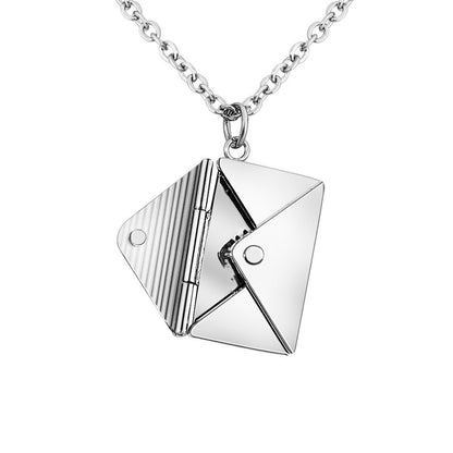 Fashion Jewelry Envelop Necklace Women Lover Letter Pendant Best Gifts For Girlfriend - Carvan Mart Ltd