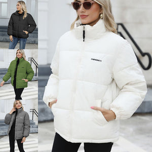 Stylish Winter Coats Women's Casual Windproof Down Cotton Coat Warm Thickened Jacket - - Women's Coats & Jackets - Carvan Mart