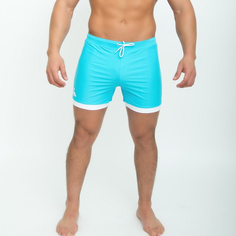 Comfortable Beach Quick Drying Loose Fitting And Hot Spring Soaking Pants - Blue - Men's Shorts - Carvan Mart