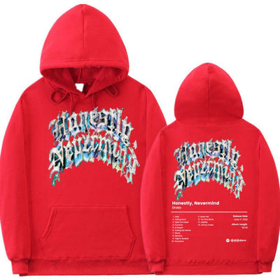 Minimalist Design Hoodies Rapper Music Album Never Mind Retro Style Hooded Sweatshirt - Carvan Mart