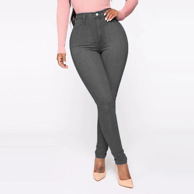 High-Waisted Skinny Jeans for Women - Stretch Denim Pants in Multiple Colors - - Women's Jeans - Carvan Mart