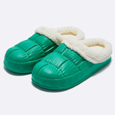 Fried Dough Twists Upper Down Cloth Wrapped Slippers - GreenA - Women's Slippers - Carvan Mart