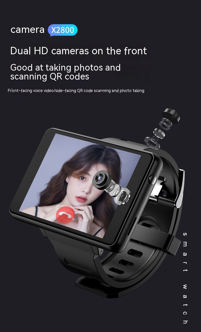 X2800 Smart Watch WIFI Positioning GPS Dual Camera - Carvan Mart