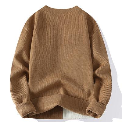 Trend Round Neck Multicolor Sweaters - Carvan Mart
