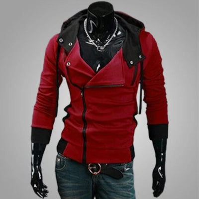Athletic Hooded Jacket Men's Assassin's Creed Hoodie - - Men's Hoodies & Sweatshirts - Carvan Mart