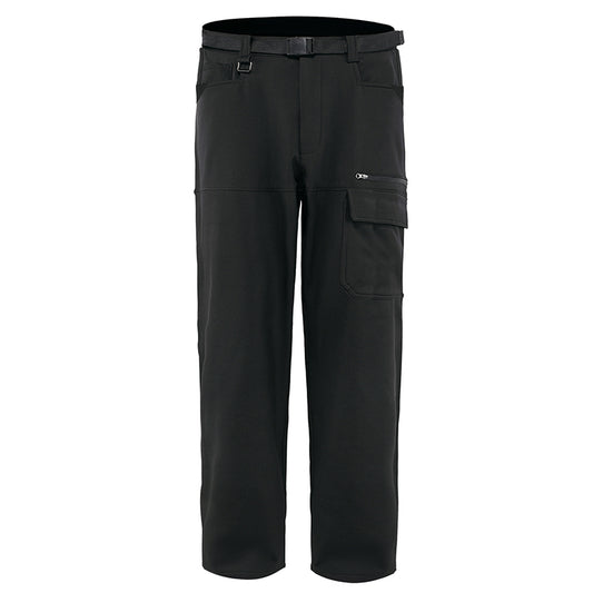 Men Pants Pockets Decoration Solid Hiking Casual Sport Trouser