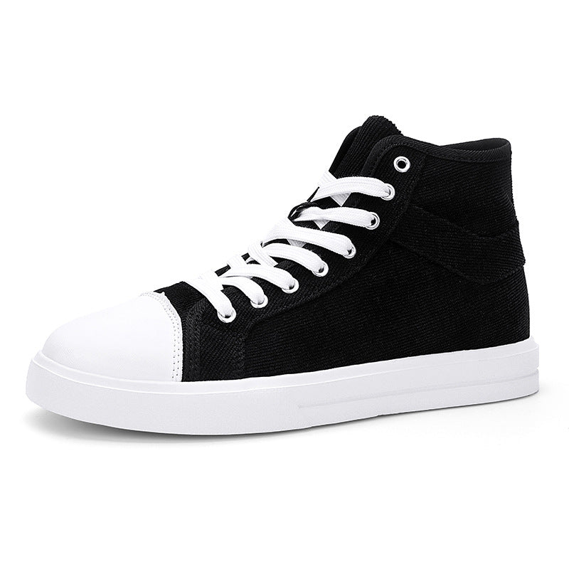 Carvan Chuck Taylor All Star Lift Platform Sports Men's Casual Shoes - Black and white - Men's Sneakers - Carvan Mart