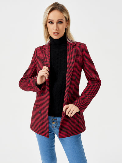 Women's Casual Blazer Jacket Long Sleeve Work 0ffice Blazer Lapel Jacket - - Women's Coats & Jackets - Carvan Mart