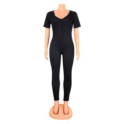 Women's Threaded Trousers Jumpsuit - - Jumpsuits & Rompers - Carvan Mart