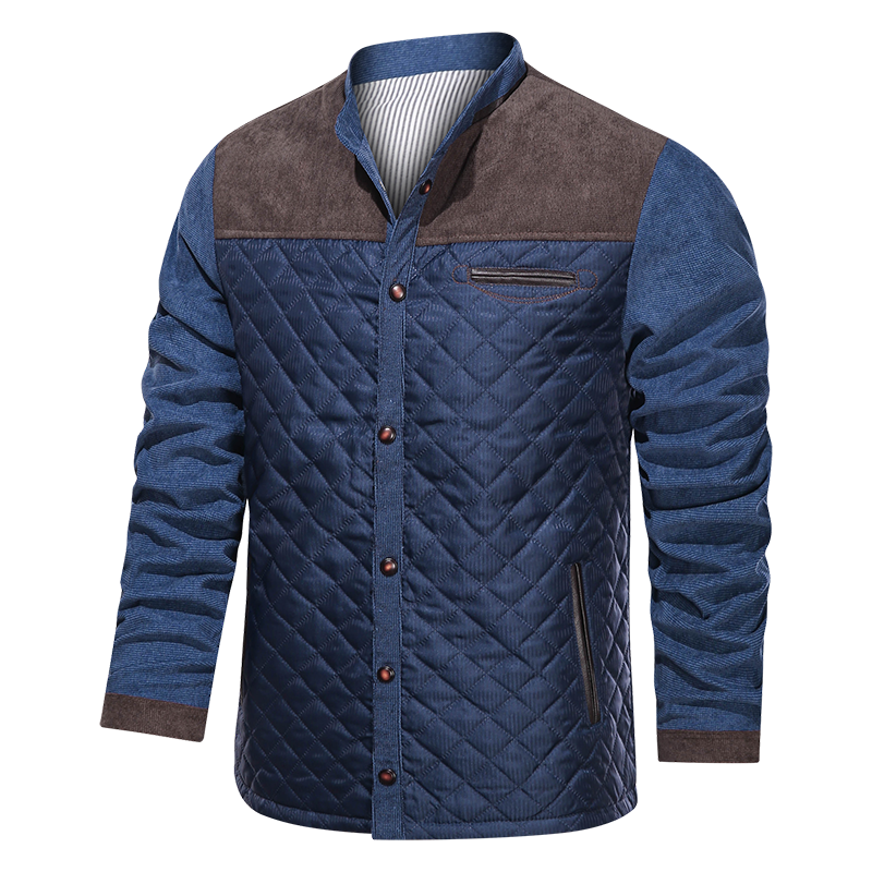 Men Jacket Uniform Slim Casual Parka Coat - Carvan Mart Ltd