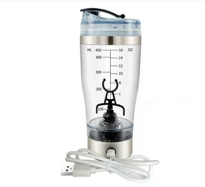 Electric Protein Shake Stirrer USB Shake Bottle Milk Coffee Blender Kettle Sports And Fitness Charging Electric Shaker Cup - Carvan Mart