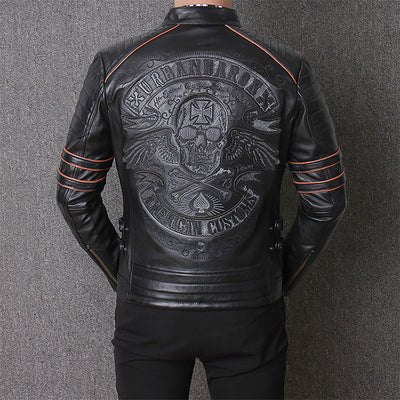 Harley Genuine Leather Men's Motorcycle Riding Slim Fit - Carvan Mart