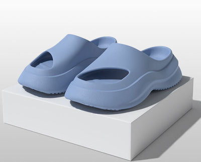 Comfortable and Stylish Slip-On Clogs for All-Day Wear - Unisex Garden Clogs with Thick Heel - Haze blue - Women's Slippers - Carvan Mart