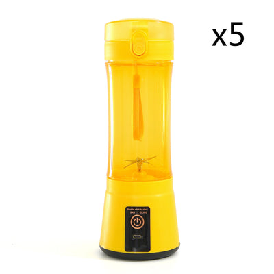 Portable Blender Portable Fruit Electric Juicing Cup Kitchen Gadgets - Set5 USB - Compact Blenders - Carvan Mart