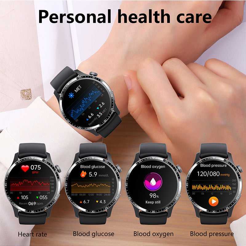 Sports Non-invasive Blood Sugar Testing F207 Smart Watch - - Men's Watches - Carvan Mart