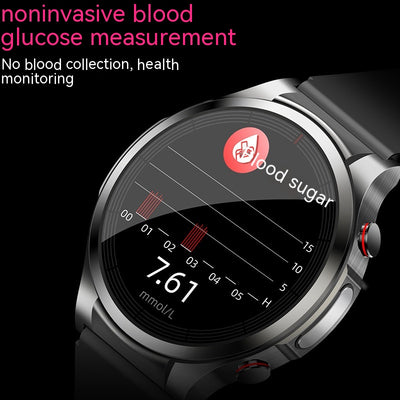 W11 Blood Sugar Testing ECG Blood Pressure Heart Rate Body Temperature Smart Watch - Carvan Mart