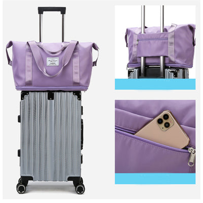 Large Capacity Gym Shoulder Bag - Fitness Travel Handbag for Workouts - - Shoulder Bags - Carvan Mart