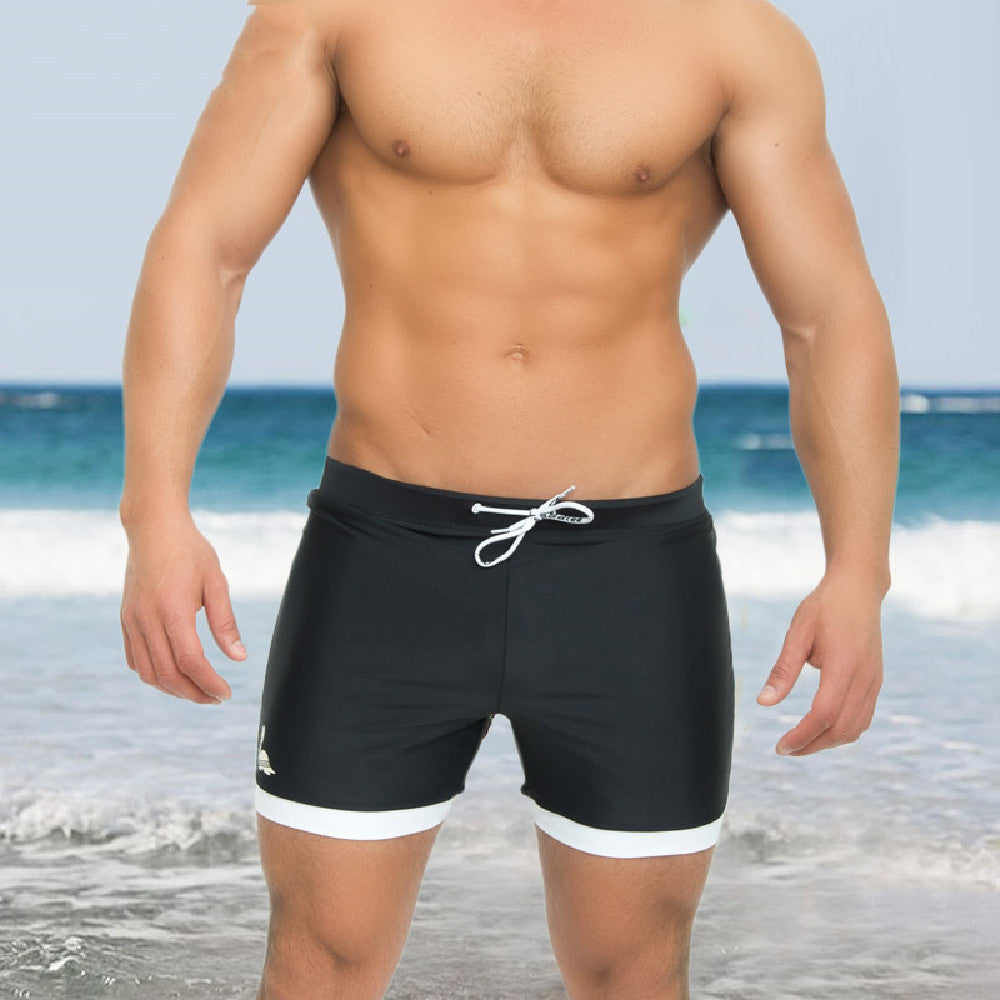 Comfortable Beach Quick Drying Loose Fitting And Hot Spring Soaking Pants - Black - Men's Shorts - Carvan Mart