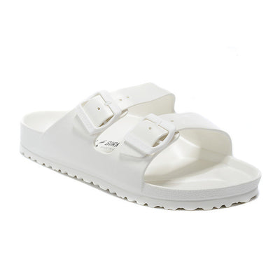 Arizona Eva Two-strap Sandals - White - Women's Sandals - Carvan Mart