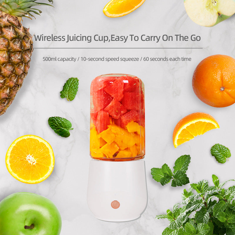 Kitchen Blender Cup Personal Blender Mini Fruit Juicer Mixer Portable Electric Juicer For Smoothie Fruit Juice Milk Shake - Carvan Mart