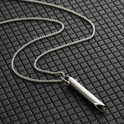 Minimalist Bar Pendant Necklace Breathing Relieve Pressure Ornament Decompression Necklace - - Necklaces - Carvan Mart