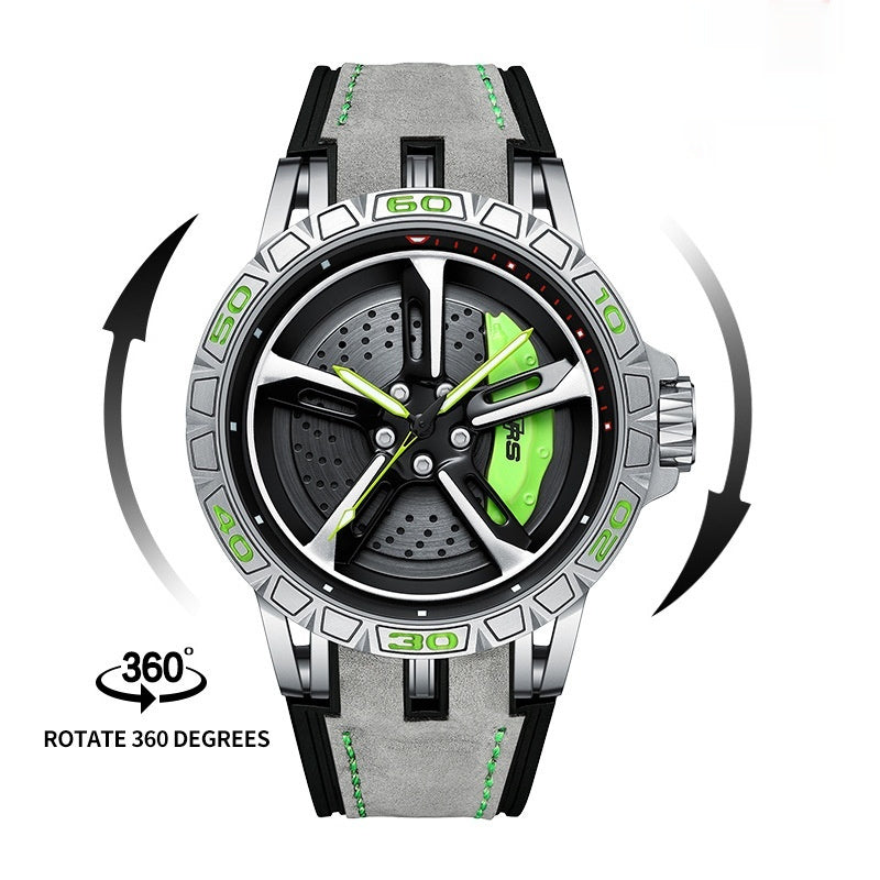 Men's Watch Wheel Three-Dimensional Hollow Watch - Carvan Mart
